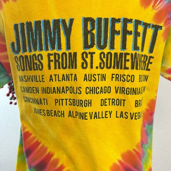 Tie-dye t-shirt from Jimmy Buffett's 2013 “Songs from St.
Somewhere" tour Size M - Picture 6 of 10